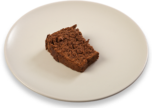 Pumpernickel bread on plate Pumpernickel bread on plate