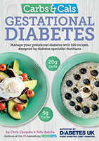 Carbs & Cals Gestational Diabetes book cover