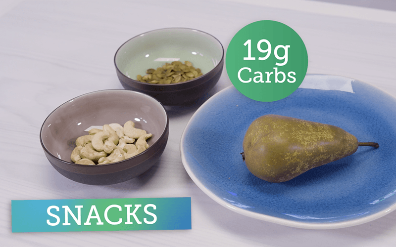 Meal Plan Snacks with 19g Carbs