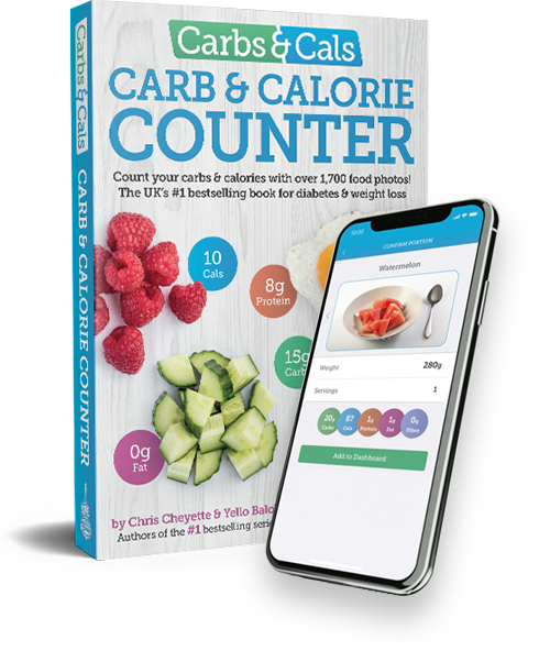 Carbs & Cals Carb & Calorie Counter book and old app