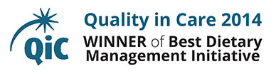 QiC Quality in Care 2014 Winner of Best Dietary Management Initiative
