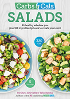 Carbs & Cals Salads book cover