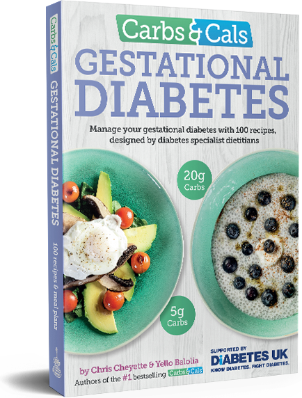 Carbs & Cals Gestational Diabetes Book Cover