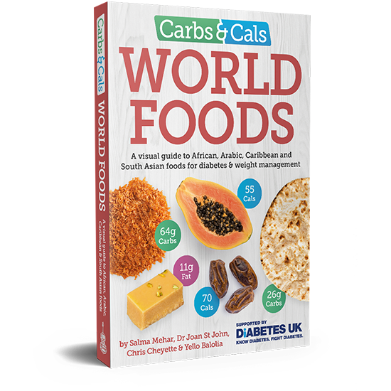 Carbs & Cals World Foods Book Cover