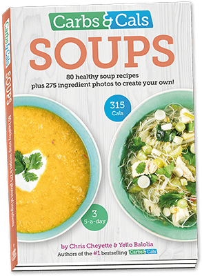 Carbs & Cals Soups Book Cover