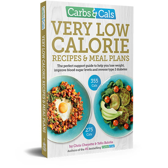 Carbs & Cals Very Low Calorie Recipes & Meal Plans Book Cover