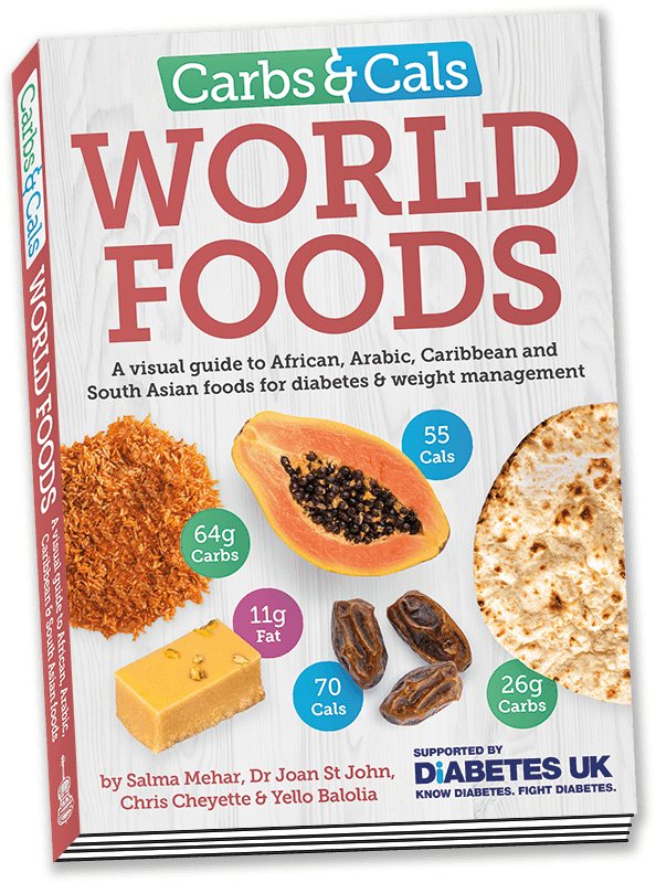 Carbs & Cals World Foods Book Cover