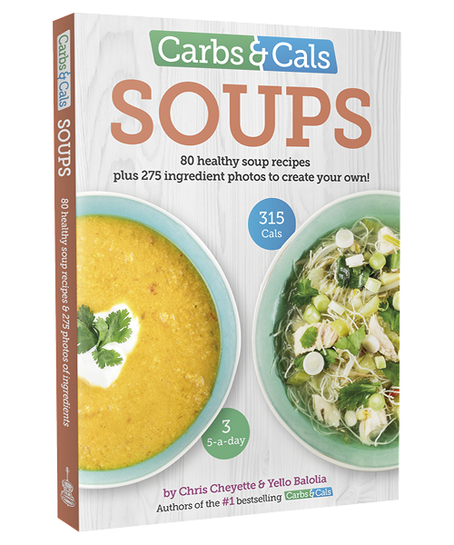 Carbs & Cals Soups Book Cover