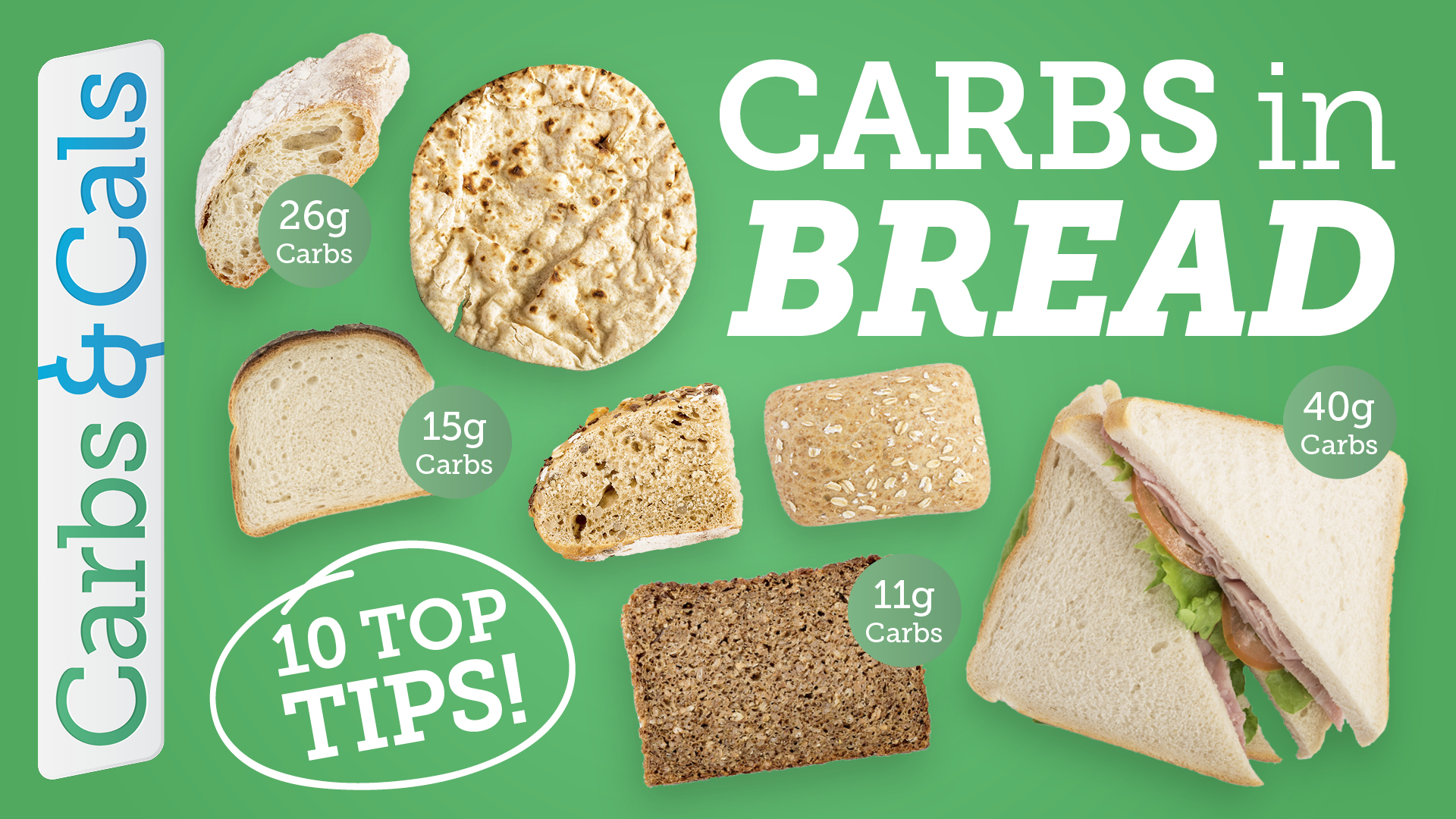 Video - Carbs in Bread with 10 Top Tips