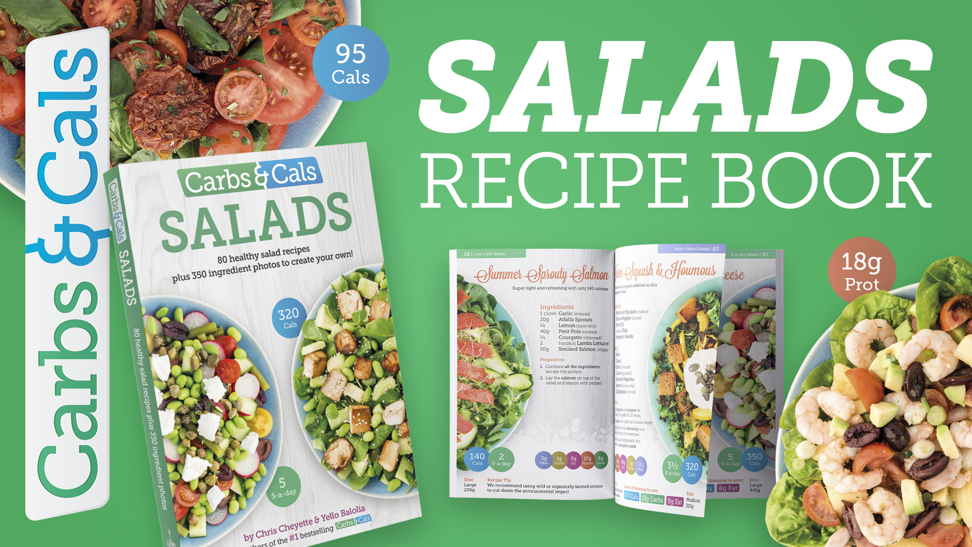 Video - Carbs & Cals Salads Recipe Book