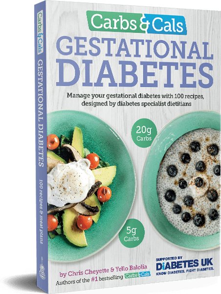 Carbs & Cals Gestational Diabetes Book Cover