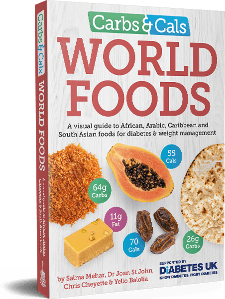 Carbs & Cals World Foods Book Cover