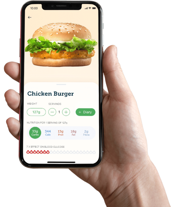 Carbs & Cals Diabetes, Dieting & Calorie Counting App