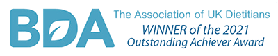 BDA Association of UK Dietitians Winner of 2021 Outstanding Achiever Award