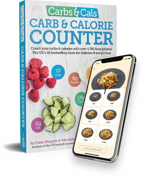 Carbs & Cals Carb & Calorie Counter book and app