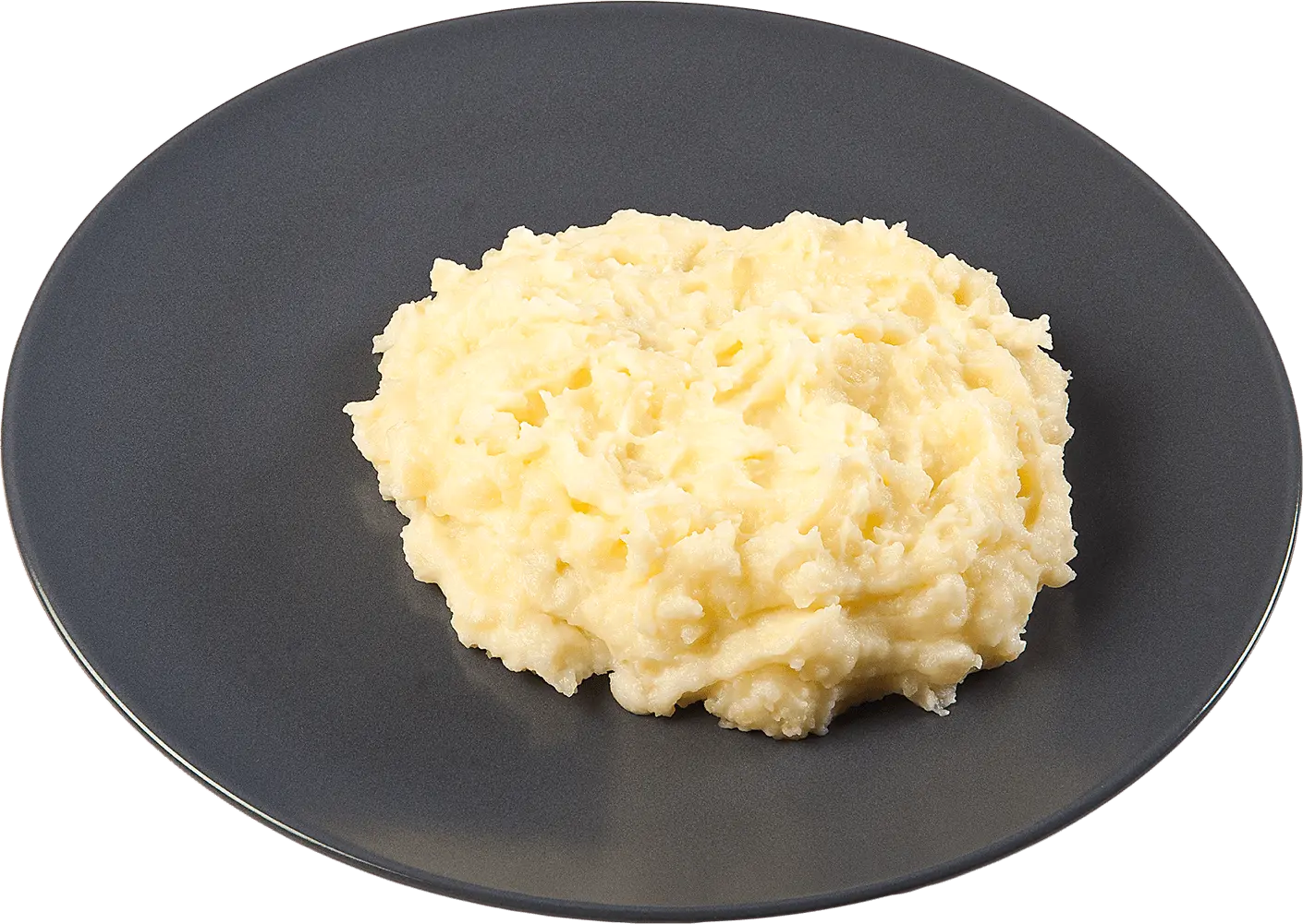 A large portion of mashed potato
