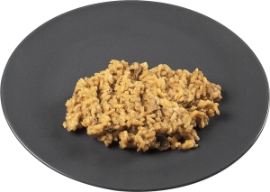 Mushroom Risotto 160g A small portion of Mushroom Risotto