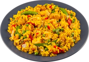 Paella 450g A portion of Paella