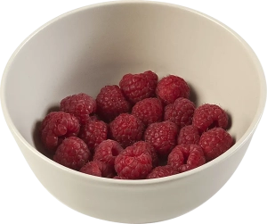 Raspberries 80g A portion of raspberries