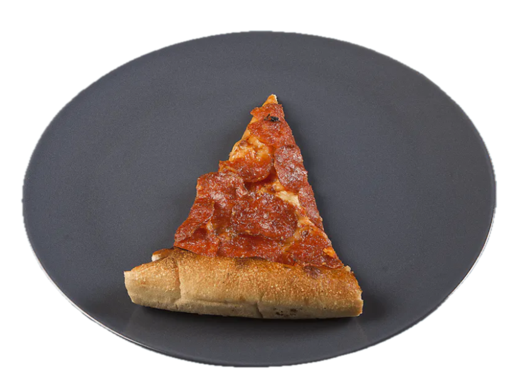 110g slice of stuffed crust pepperoni pizza