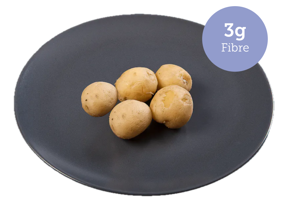 Boiled potatoes with skin 150g