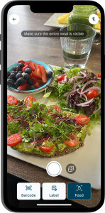 FoodScanneriPhone The Carbs & Cals food scanner