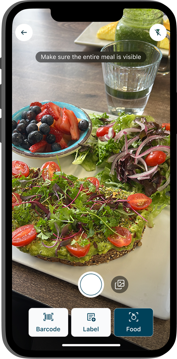 The Carbs & Cals food scanner