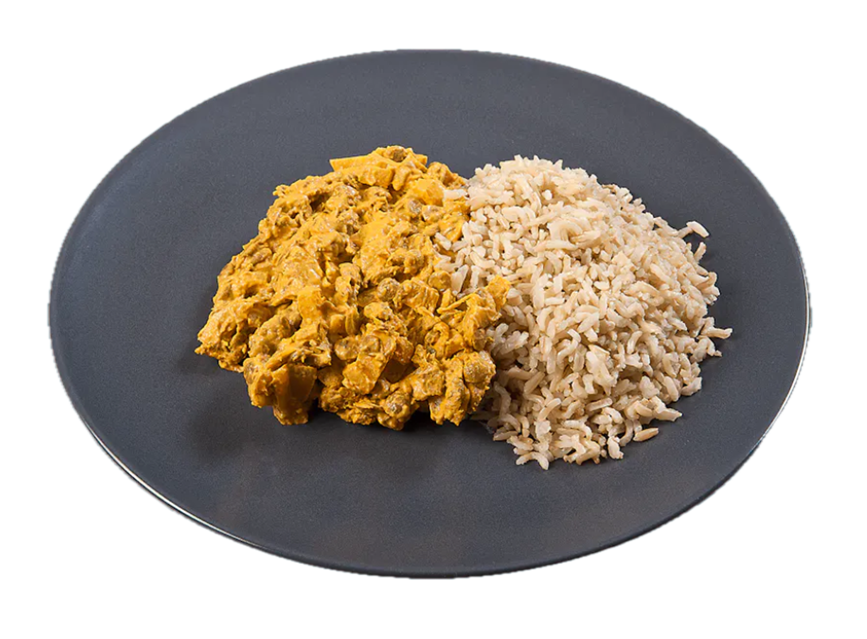 Lentil curry with rice