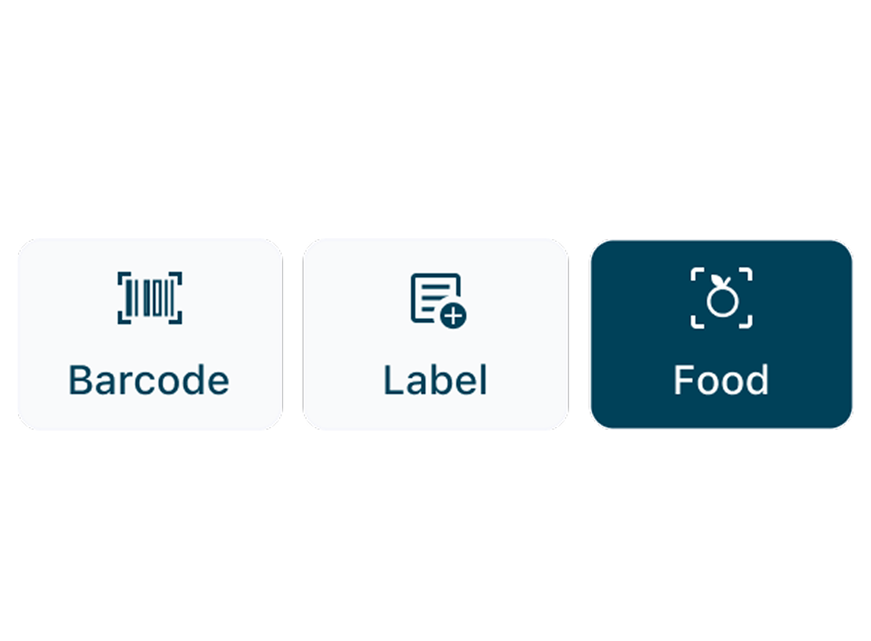 Carbs & Cals unified food scanner. Scan barcodes, labels and food