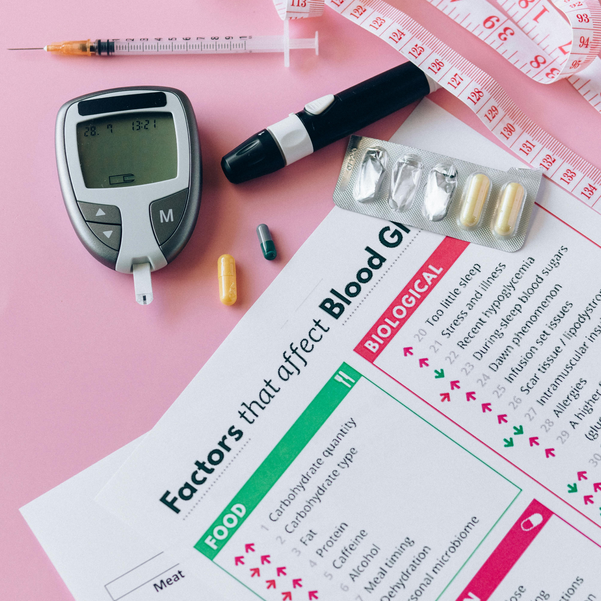 What happens to blood glucose levels after a meal