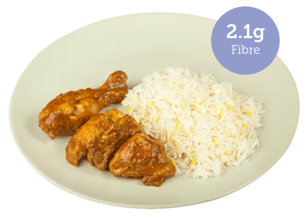 Chicken Curry & Rice - 2.1g fibre