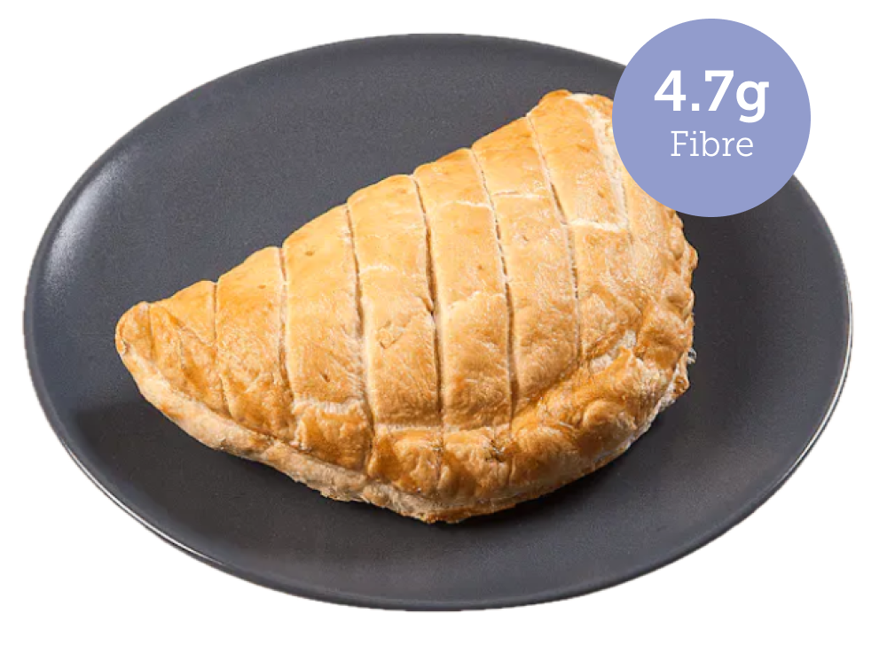 Cornish pasty - 4.7g fibre