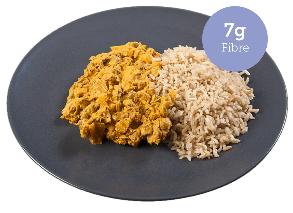 Lentil Curry & Brown Rice - 7g fibre
