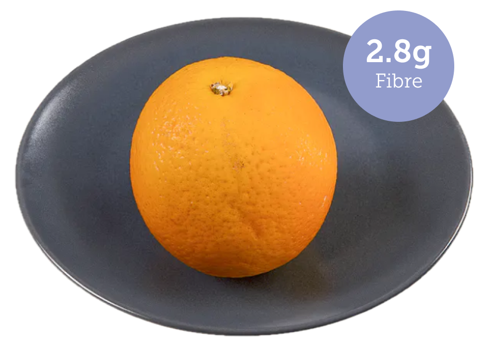 Medium orange - 2.8g of fibre