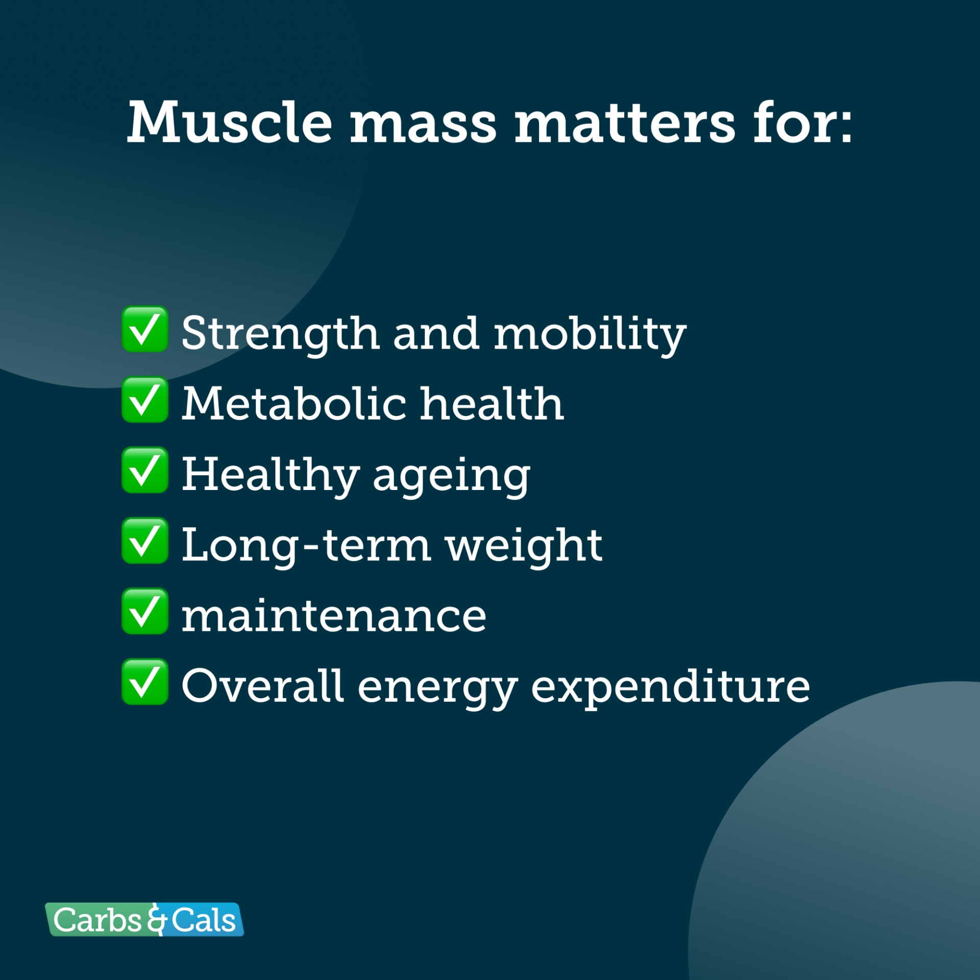 MuscleMassMatters Why muscle mass matters
