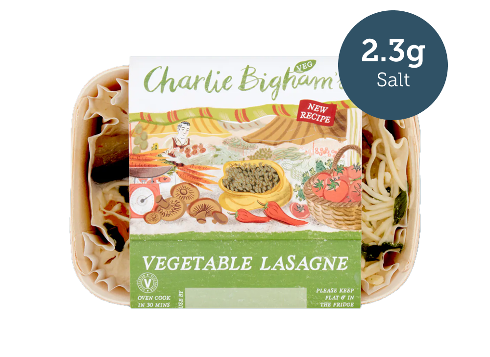 Charlie Bigham' s Veg Lasagne Salt