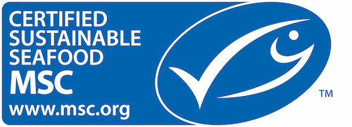 Blue MSC (Marine Stewardship Council) tick label